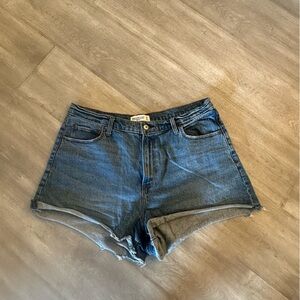 Abercrombie & Fitch Blue Jean Shorts